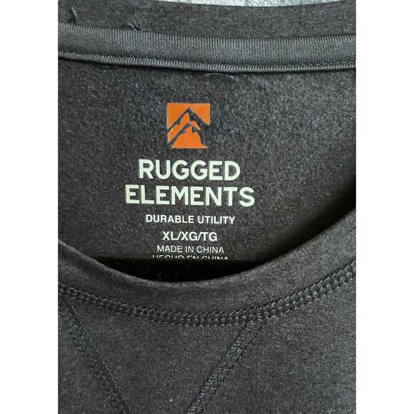 Rugged Elements Durable Utility Mens Pullover-Grey XL Chore Outdoor Hiking - Picture 2 of 5